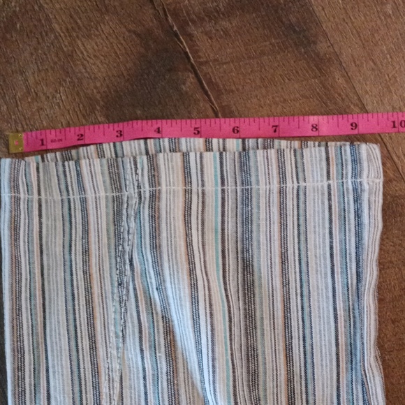 Kate Park striped drawstring Beach pants💙 - Picture 7 of 9